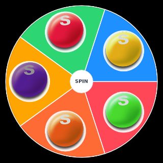 Random Skittles Colors Wheel