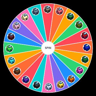 Among us colors Wheel