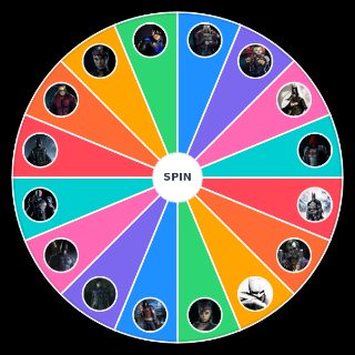Batman Arkham Playable Characters Wheel