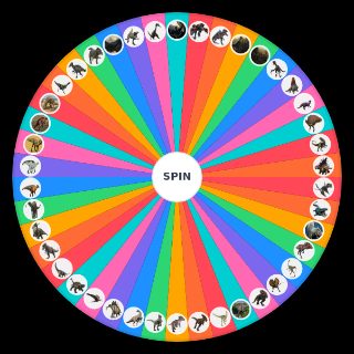 Spin the Wheel: All JP Dinosaurs (appearing in media, not books)