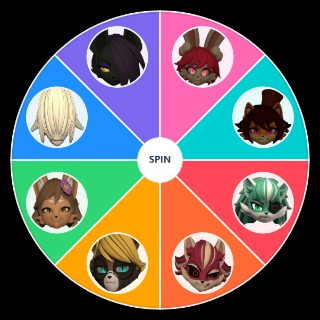Spin the Wheel: All furry girls (In Heat: Lustful Nights)