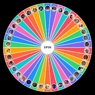 Random All Disney Only Romantic Relationships Wheel