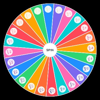 Random All 24 Hours of the Day Wheel
