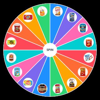 Random Gas Station Snacks Wheel