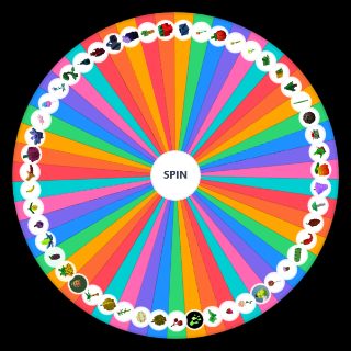 Random GROW A GARDEN ALL FRUITS Wheel