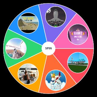 Random Roblox plane games Wheel