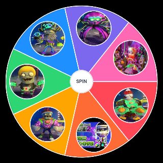 Random all party time characters in pvz gw2 Wheel