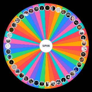 Random Drake, J Cole, Kendrick Lamar Discographies Wheel