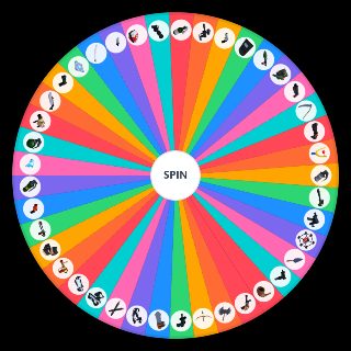 Random Roblox Rivals Weapons Wheel