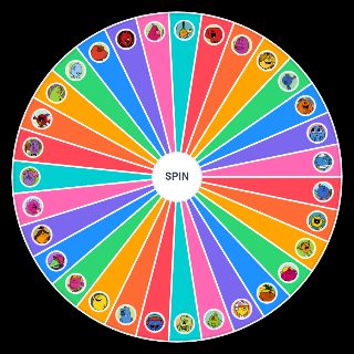 The Mr. Men Show Characters Wheel