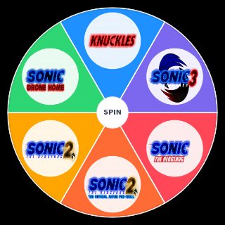 Random Sonic The Hedgehog Live Action (2024) Wheel