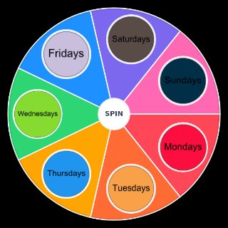 Pick a Random Days of the Week