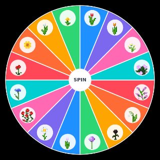Random Minecraft Flowers Picker