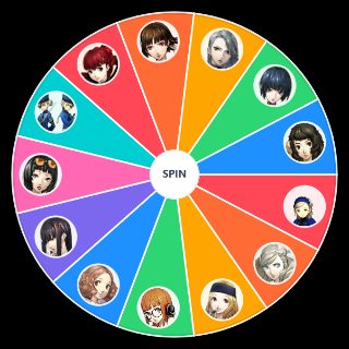 Persona 5 Royal Waifu Wheel