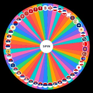 Spin the Wheel: Flags of Serbia