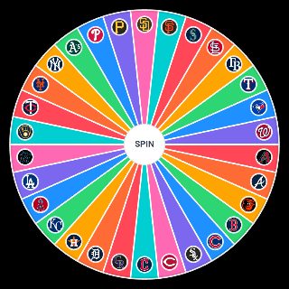 MLB Teams (2026) Wheel