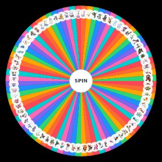 All Gen 6 Pokemon (Kalos) Wheel