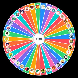 Spin the Wheel: FÚTBOL PROFESIONAL COLOMBIANO