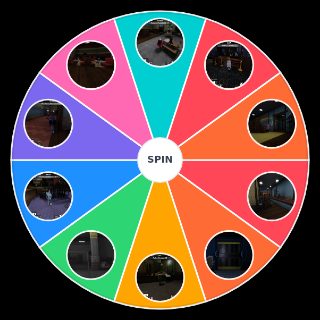 Random Dandy's World Map / Floors Wheel