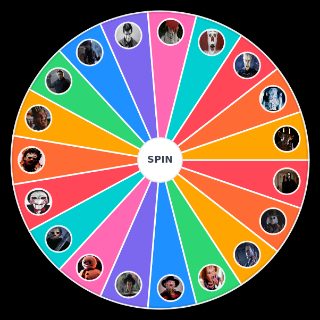 Random Slasher Villain Wheel