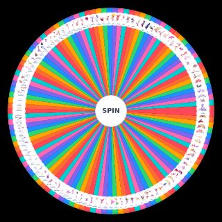 Random Pink shiny pokemon Wheel