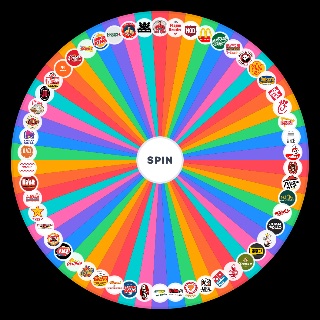 Southern California Fast Food Chains Wheel