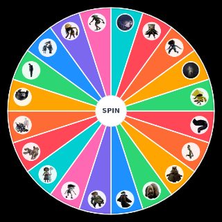 Random Little Nightmares I & II Characters / Bosses Wheel