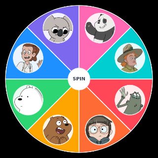 Spin the Wheel: We Bare Bears Characters