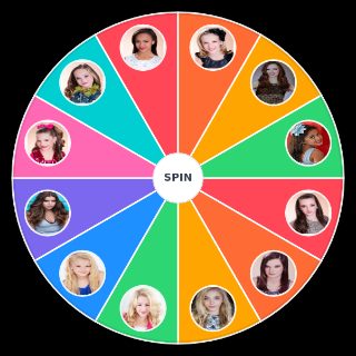 Random dance moms girls Wheel