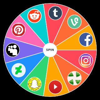 Spin the Wheel: Social Media