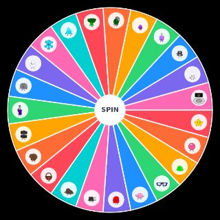 Random Objects of Obscurity Characters Wheel