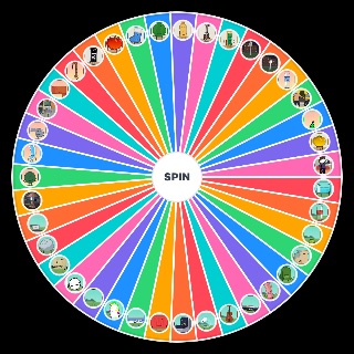 Spin the Wheel: HFJONE characters
