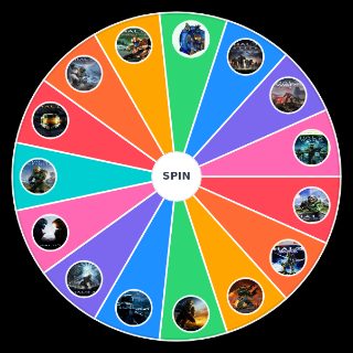 Random Halo Game (As of 2025) Wheel