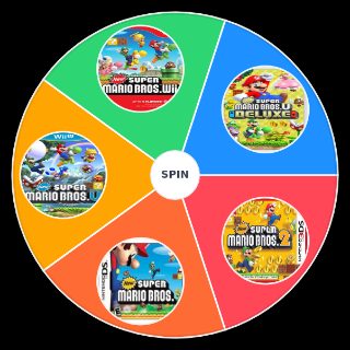 Spin the Wheel: New Super Mario Bros. Games