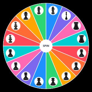 Spin the Wheel: Chess Pieces