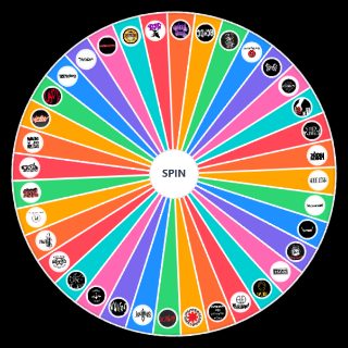 Random Rock and Metal Bands Wheel