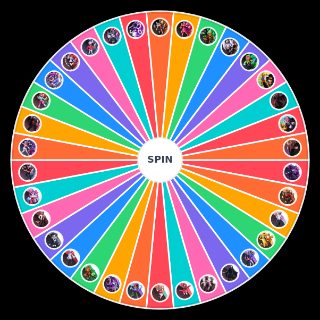 Spin the Wheel: Remix Rumble Contestants (thumbnails)
