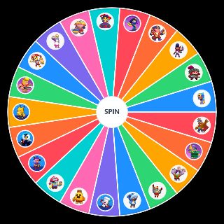 Random דירוג דמויות בראול סטארס Wheel