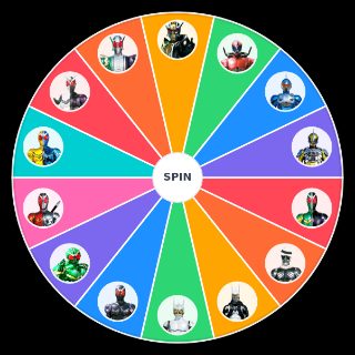 Kamen Rider W Riders and Forms Wheel