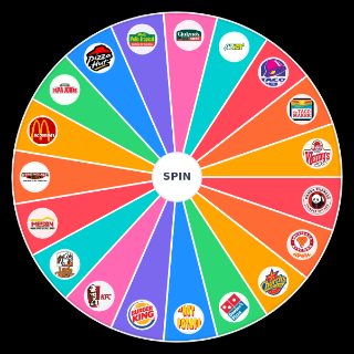 Random PR Fast Food Wheel
