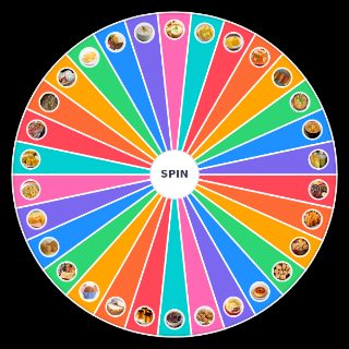 Random Comidas Brasileiras picas Wheel