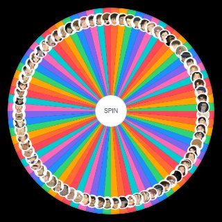 Random detective conan characters Wheel
