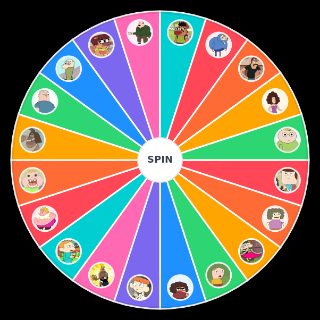 Random Clarence Characters Wheel