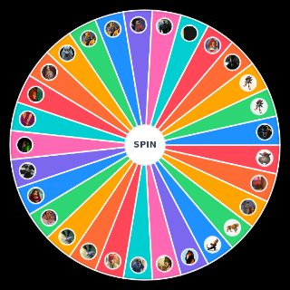 judging your non human fictional crushes *hehe giggles*🤭 Wheel