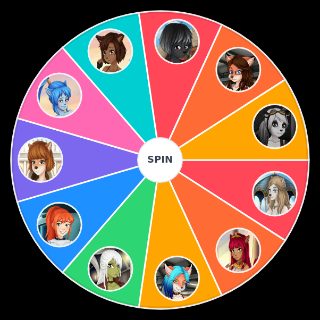 Random Space Paws Characters Wheel