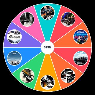 Random Fast and the Furious Movies with F9 Wheel