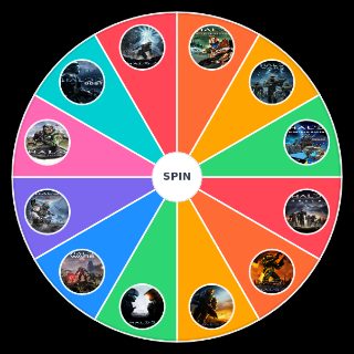 Random All Halo Games Wheel