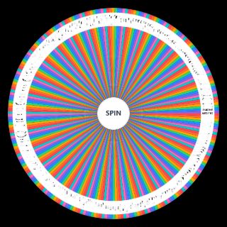 Massive White people Lingo Wheel