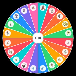 Spin the Wheel: Mythical Pokemon