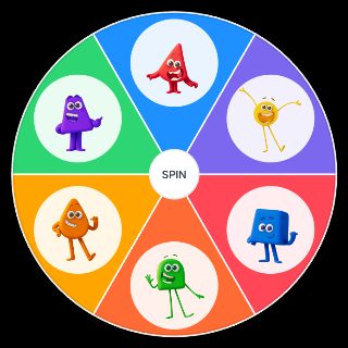Spin the Wheel: Colourblocks Characters